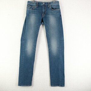 Men's Slim Jeans in Medium Blue - Classic Straight Fit